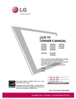 LG 19LD350-UA 22LD350-UA 26LD350-UA TV Operating Manual